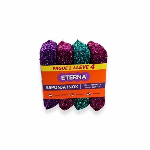 Esponja Inox Eterna Pague 2 Lleve 4