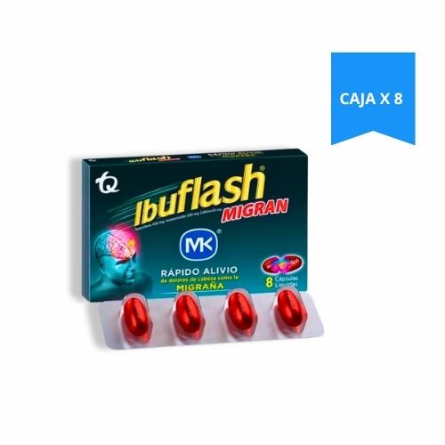 Ibuflash Migran Caja X 8 Capsulas