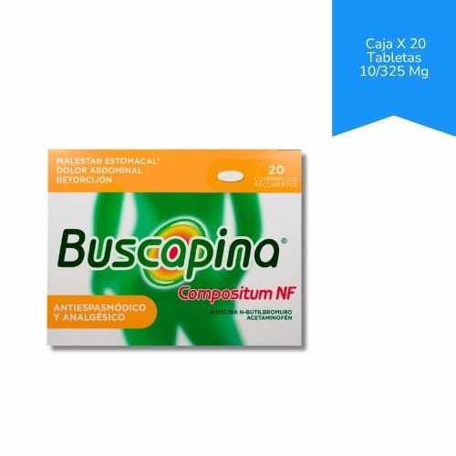Buscapina Compositum Nf 10/325 Mg Caja X 20 Tabletas