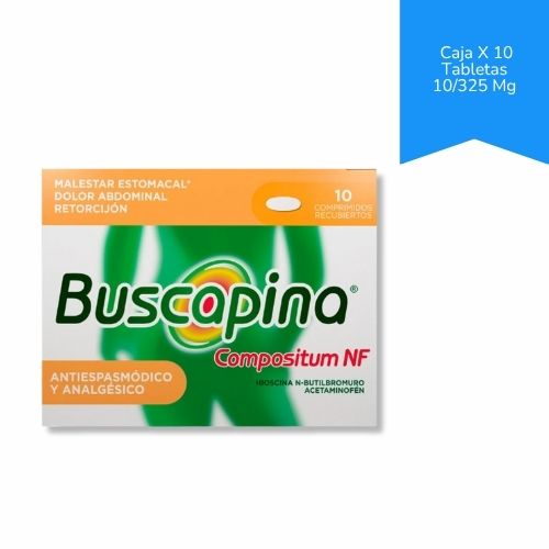 Buscapina Compositum Nf 10/325 Mg Caja X 10 Tabletas