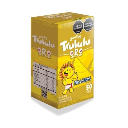 Gomas Trululu Oro Piramide Paq X 50 Und