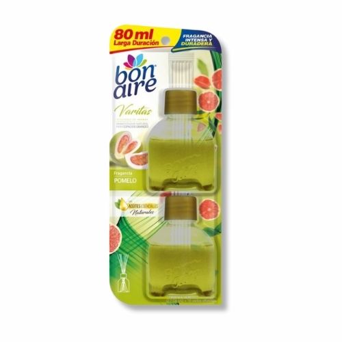Ambientador Bonaire Varitas Aromatizantes Pomelo 80 Ml Set X 2 Und