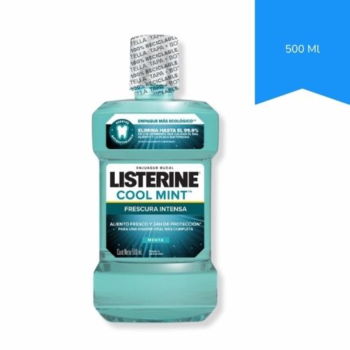 Enjuague Bucal Listerine Cool Mint X 500 Ml  Precio Mayorista