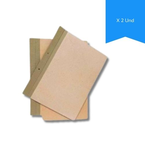 Tapa Legajadora Yute 320 Gr Plastificada Carta X 2 Und