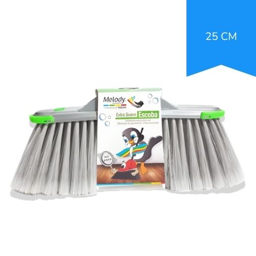 Escoba Repuesto Melody de Fibra Extra Suave Polipropileno 25 Cm