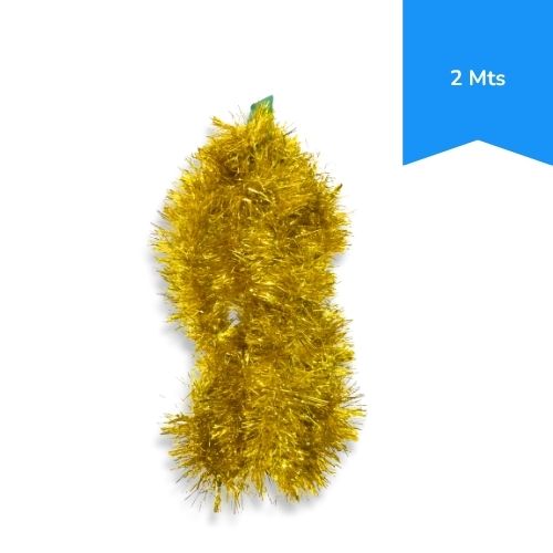 Guirnalda de Navidad Dorada X 2 Mts