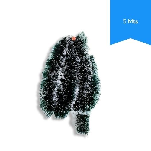 Guirnalda de Navidad Verde-Blanca X 5 Mts