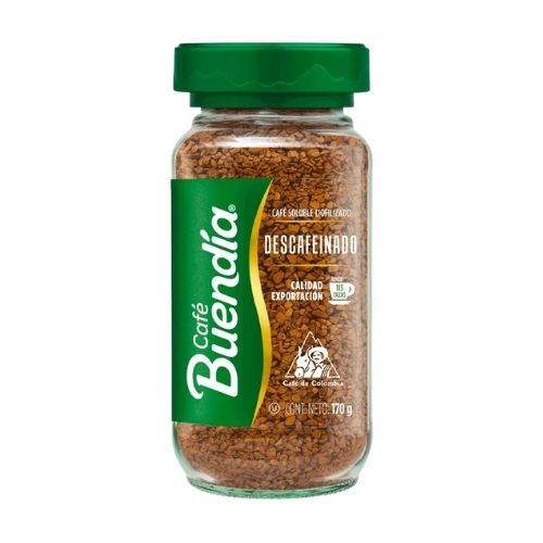 Cafe BuenDia Granulado Descafeinado X 170 Gr