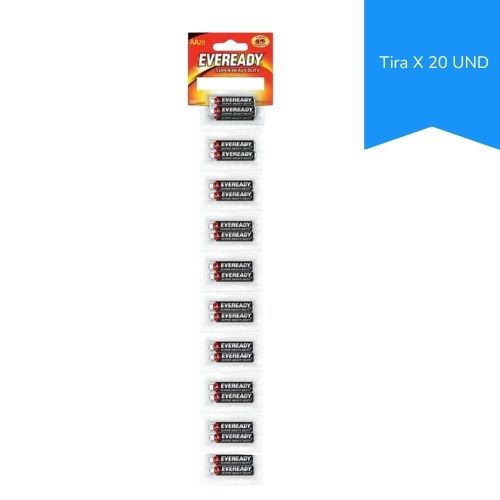 Pila Eveready Aa Tira X 20 Und