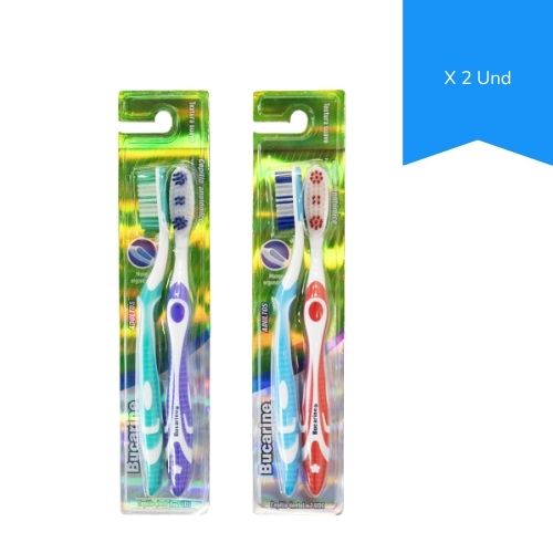 Cepillo de Dientes Suave Bucarine X 2 Und