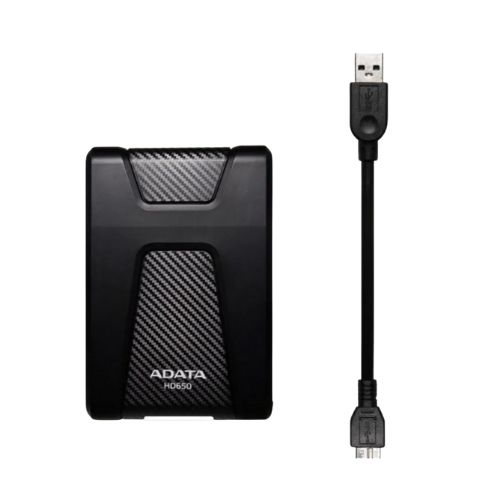 Disco Duro Externo Adata  HD650 1TB AHD650-1TU31-CBK