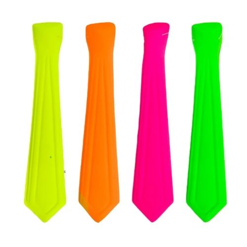 Corbatas Neon En Carton Surtidos X 12 Und  Precio Mayorista