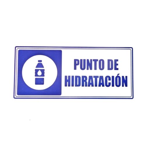 Señalizacion 30 X 15 Cms Cal 40 Punto De Hidratacion