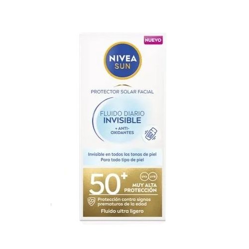 Protector Facial Nivea Sun Invisible Fps 50 X 40 Ml