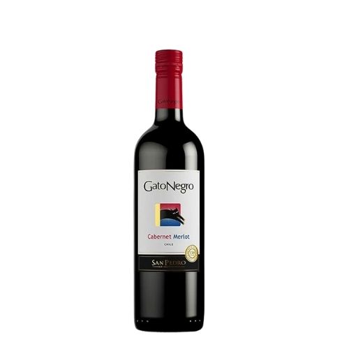 Vino Gato Negro Merlot 750 Ml