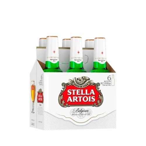 Cerveza Stella Artois Botella 300 Ml X 6 Unds (Nacional)