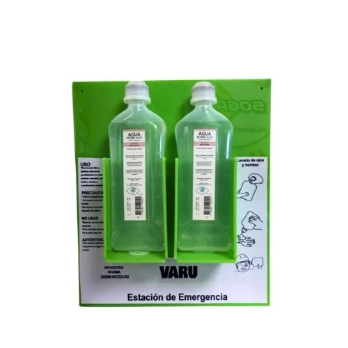 Estacion Lava Ojos De 2 Botellas 16oz Varu