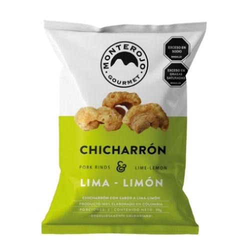 Chicharron Carnudo Monterojo Lima Limon 30 Gr X 6 Und