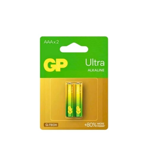 Pila GP Ultra Alcalina AAA 1.5 V X 2 Und