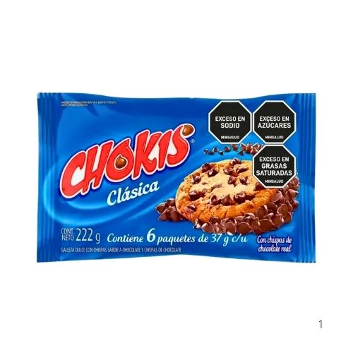 Galletas Chokis Chispas Paq X 6 Unds