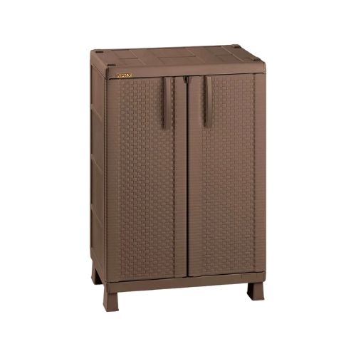 Armario Mediano 65 Cm X 45 Cm X 101 Cm Rattan Wengue