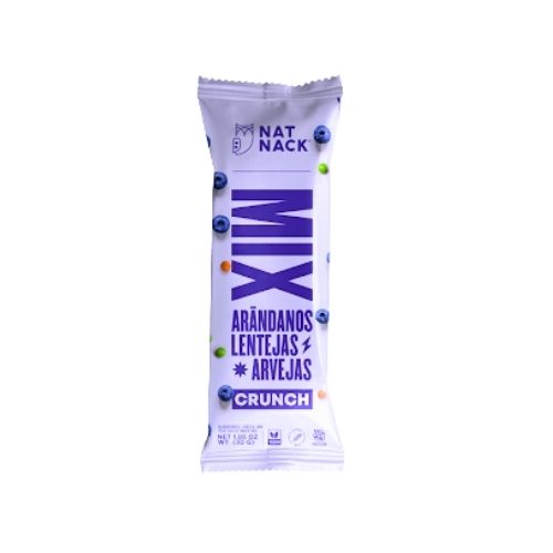 Pasabocas Nat Nack Mix Arandanos- Lentejas-Arvejas X 22 Gr