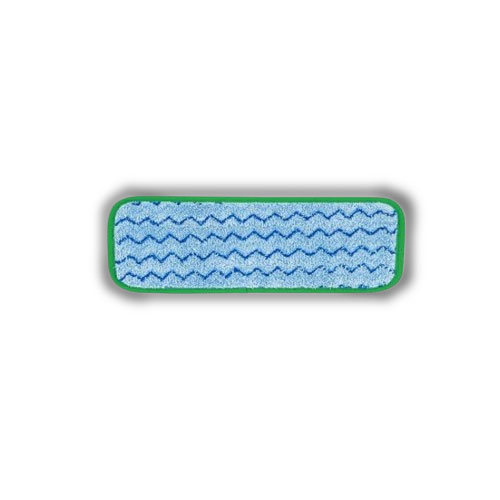 Mopa Microfibra Plana 47 Cm Azul Hygen Borde Verde