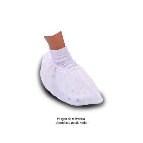 Polaina Desechable Color Blanco Paq X 50 Pares