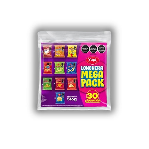 Snacks Mega Lonchera Yupi X 30 Unds
