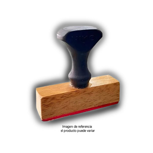 Sello En Madera (Urgente) 4 X 1 Cm