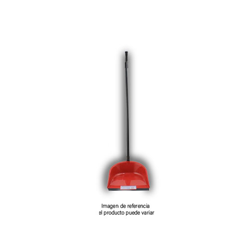 Recogedor Con Banda Mango Metalplastico 75 Cms Rojo