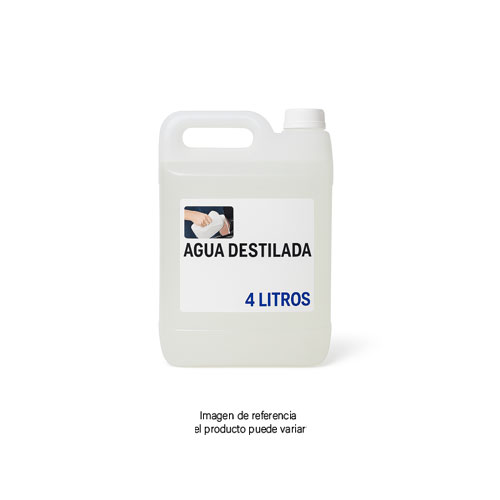 Agua Destilada Grado Reactivo Tipo II 4 Lt