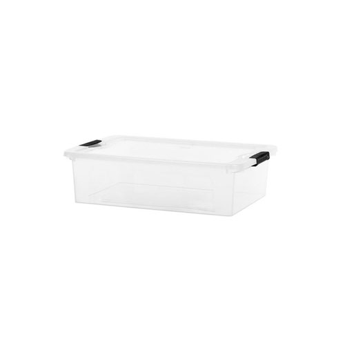 Caja Organizadora Plastica Ultraforte Con Tapa 30 Lt Just Home
