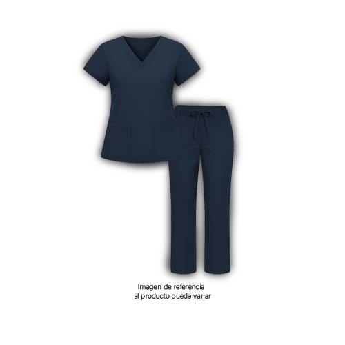 Conjunto Dama Antifluido Textilia Azul Oscuro Talla M
