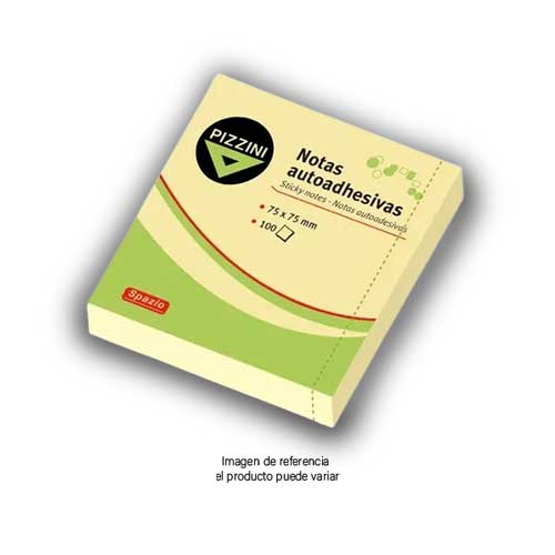Notas Adhesivas Verdes Medianas 75 X  75 Mm X 100 Hojas
