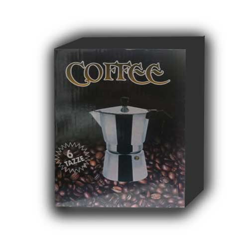 Cafetera Moka En Aluminio 6 Tazas Aproximado