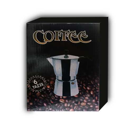 Cafetera Moka En Aluminio 12 Tazas Aproximado