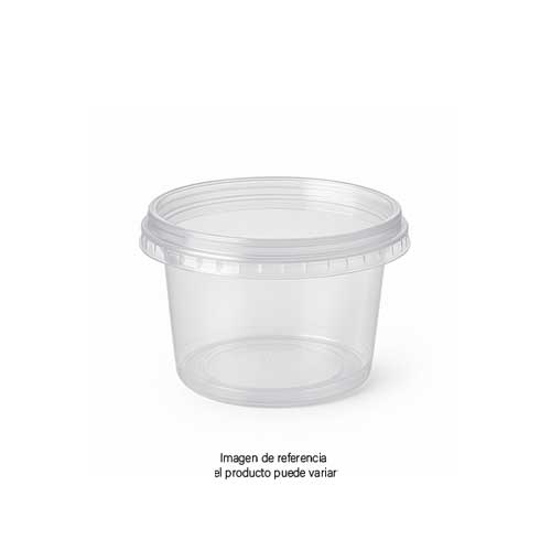 Envase Plastico Con Tapa 250 Ml