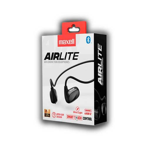Audifonos Con Bluetooth De Conducción Maxell Airlite EB-AIR 90 Negros