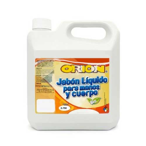 Jabon Liquido Para Manos Neutro Orion 3750 Ml