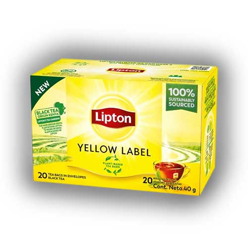 Te Lipton Yellow Labell X20 Sobres.