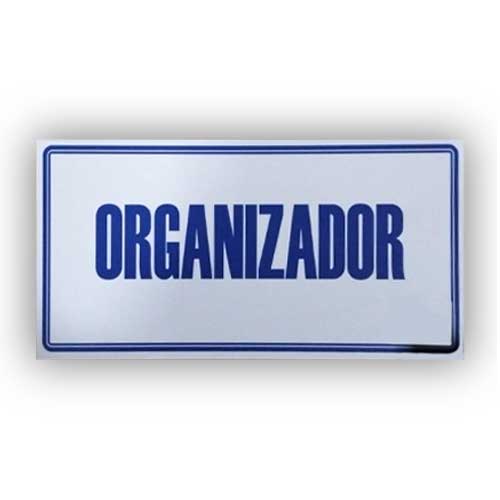 Señalizacion 30x15 Cms Organizador