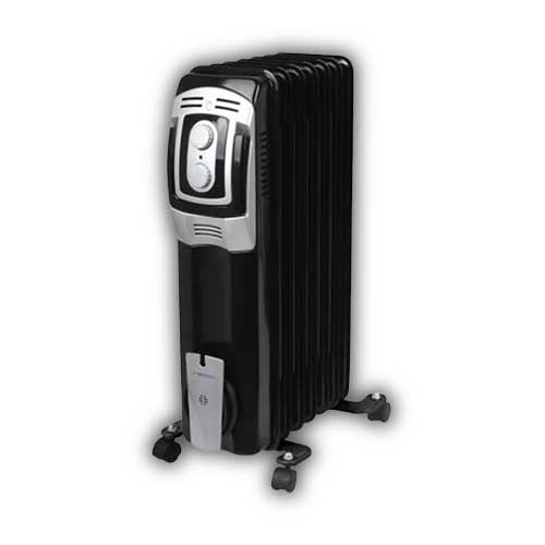 Calefactor Recco Oleo 1500 W Negro/Gris