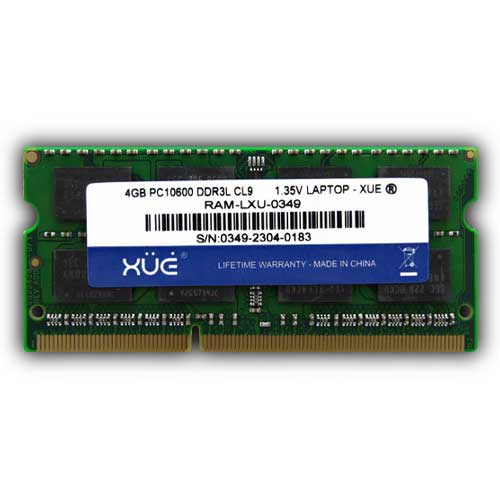Memoria RAM DDR3L XUE 4GB 1333MHz Para Laptop