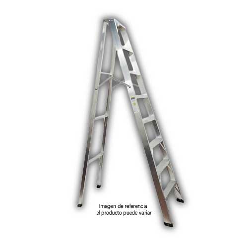 Escalera En Aluminio Tipo Tijera De 8 Pasos