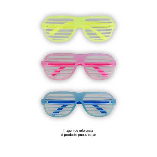 Gafas Neon Diseños Surtidos X12 Unidades.