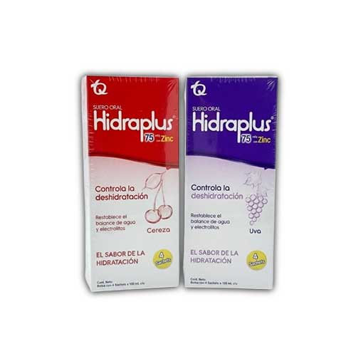Hidraplus Zinc 75 Sabores Surtidos 4 Sachets De 100ml