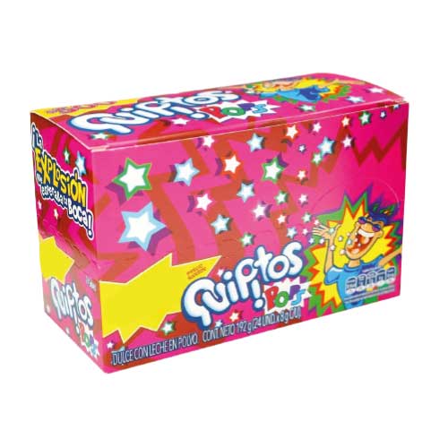 Dulce En Polvo Quipitos Pops  Bolsa X24 Unidades
