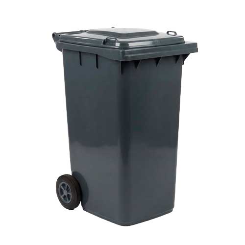 Contenedor Con Ruedas Negro 360lt