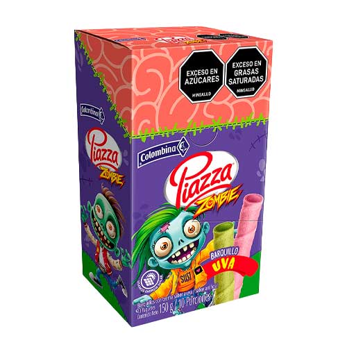 Barquillo Piazza Hallowen Colombina X 150 Gr
